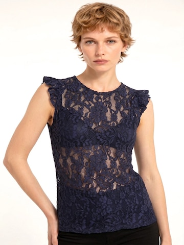 Alexa Dash Blusentop in Blau