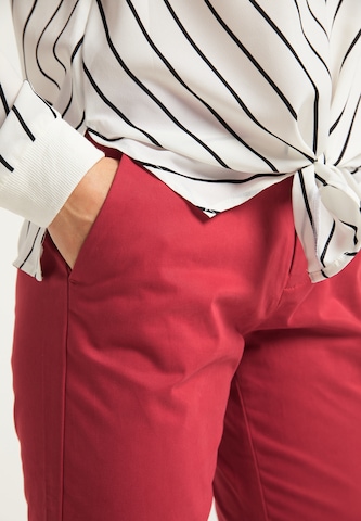 Slimfit Pantaloni di DreiMaster Maritim in rosso