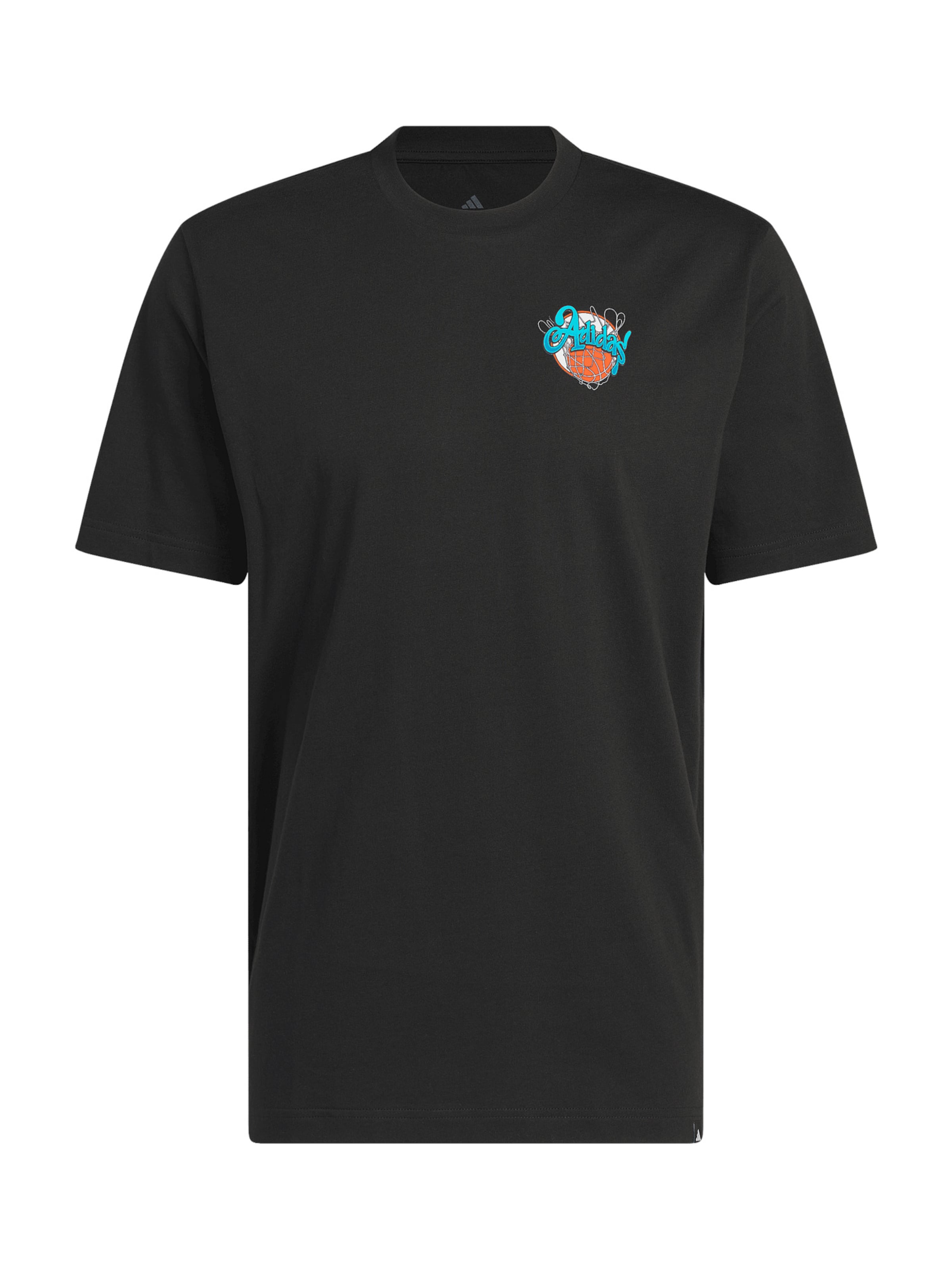 ADIDAS PERFORMANCE Performance shirt 'Nothing But Net' in Light blue / Lobster / Black / White, Item view