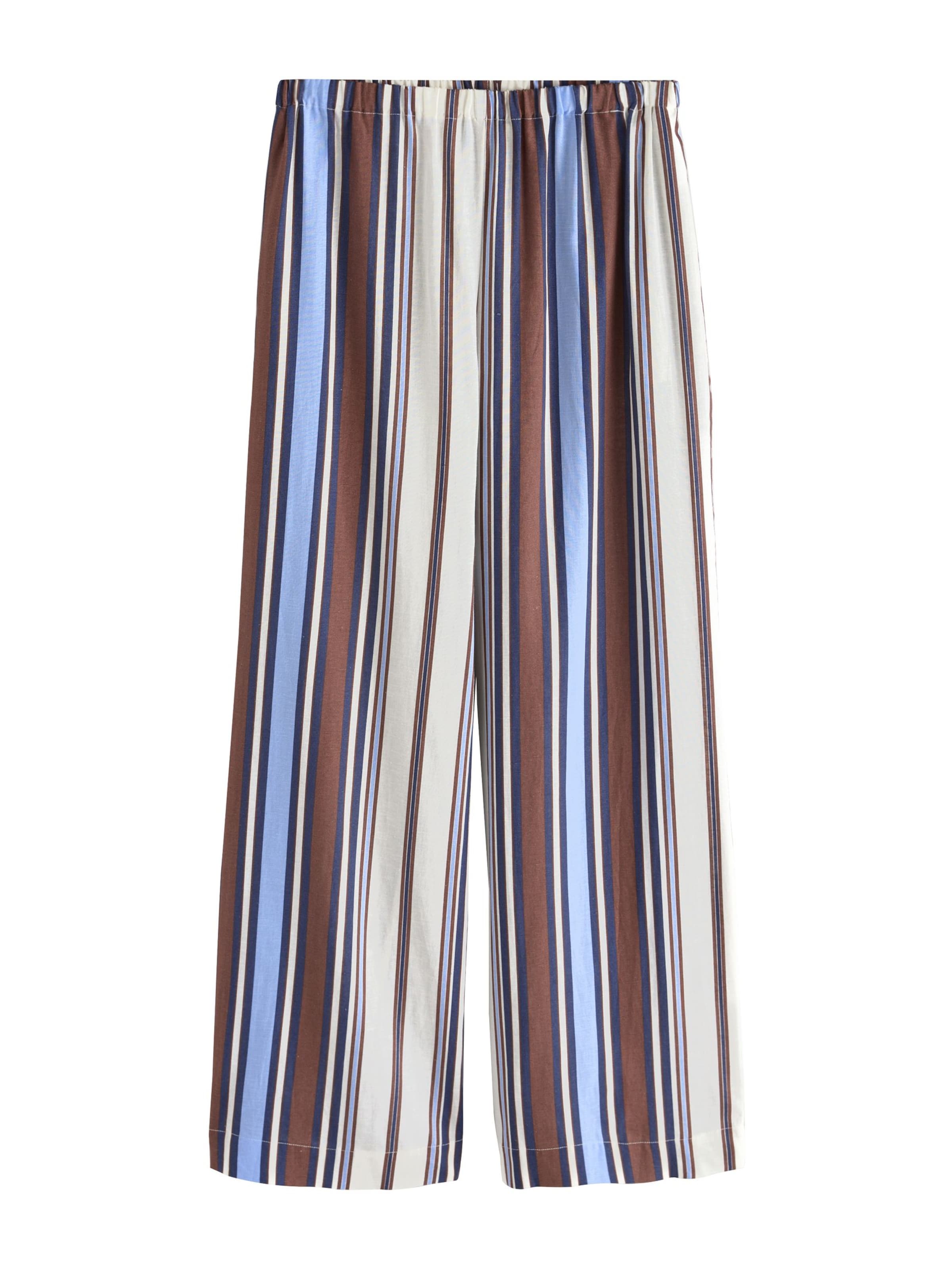Next Pantalon en 38/Normale en bleu clair / marron / blanc, Vue avec produit