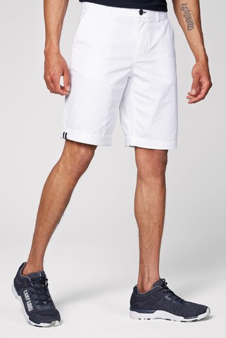 CAMP DAVID Pants in White: front