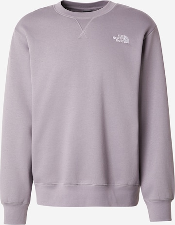 THE NORTH FACE - Sweatshirt 'ESSENTIAL' em cinzento: frente