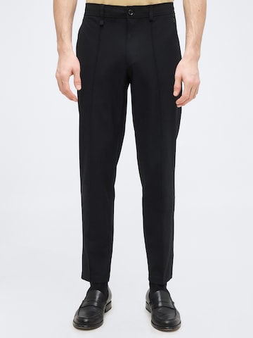 BOSS Regular Панталон 'Spirit70' в черно: отпред