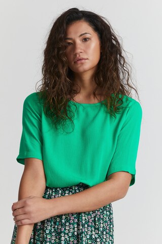 ICHI Blouse 'IHMARRAKECH' in Green: front