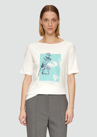 T-shirt s.Oliver BLACK LABEL en beige : devant