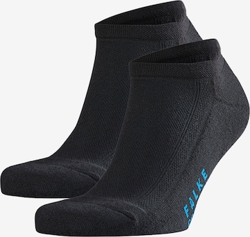 FALKE Socks in Black: front