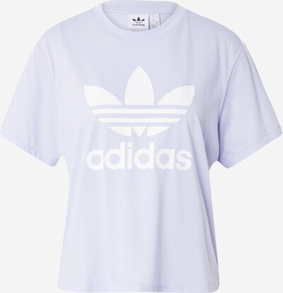 ADIDAS ORIGINALS T-shirt i syrén / vit, Produktvy