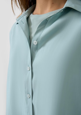 QS Bluse in Blau