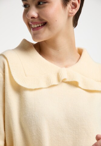 MYMO Pullover 'Blonda' in Gelb