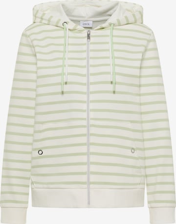 CECIL Between-Season Jacket in Green: front