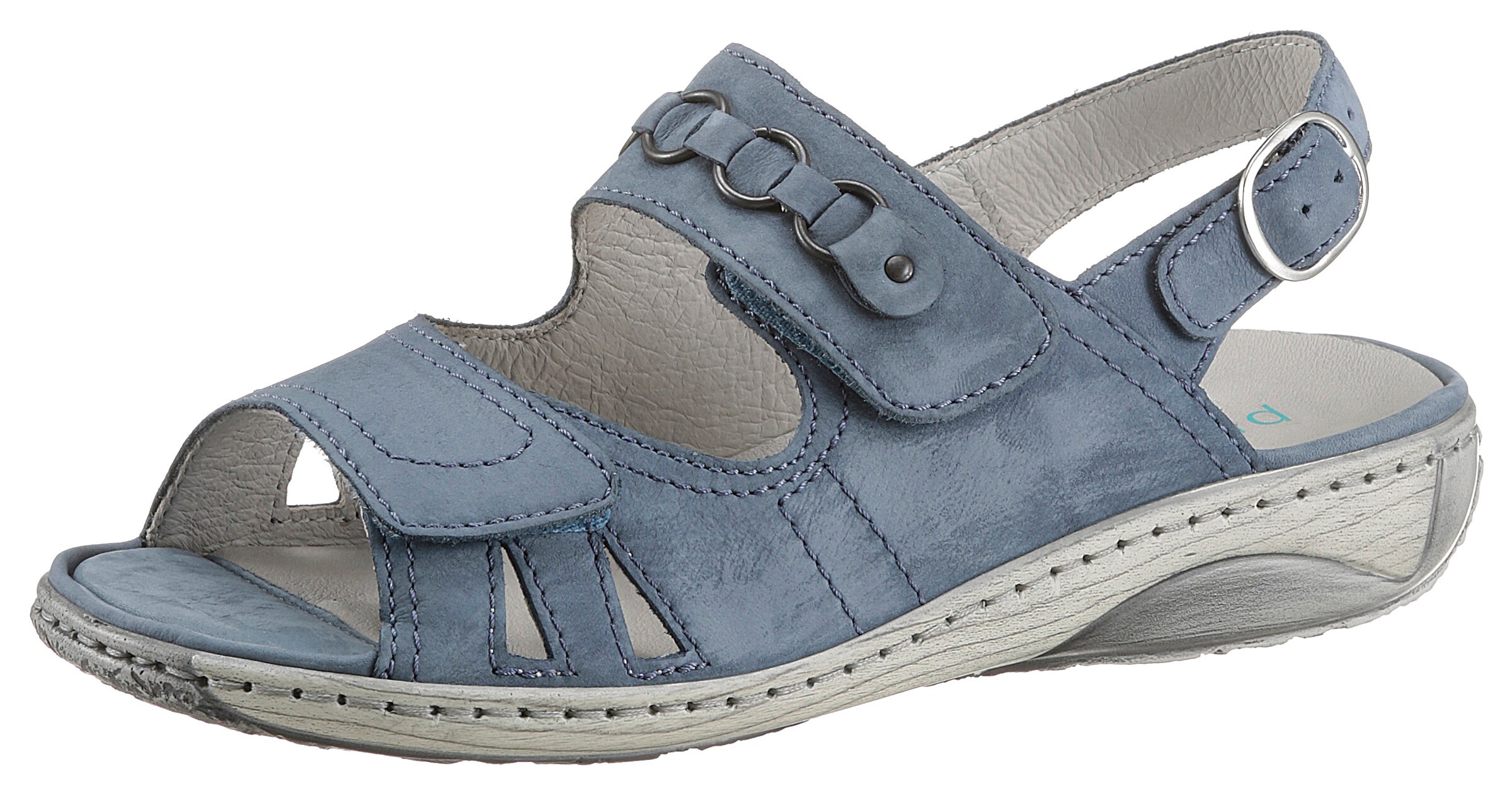 WALDLÄUFER Sandals in Blue: front