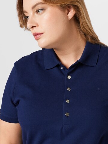 Lauren Ralph Lauren Plus Shirt in Blau