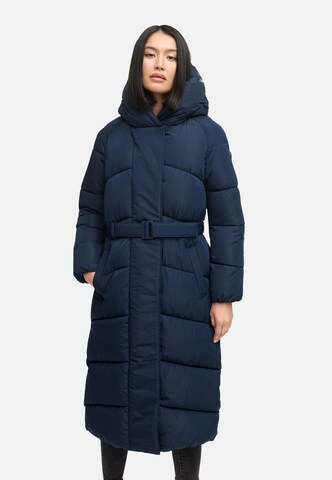 NAVAHOO Winter coat 'Eisblick 14' in Blue: front