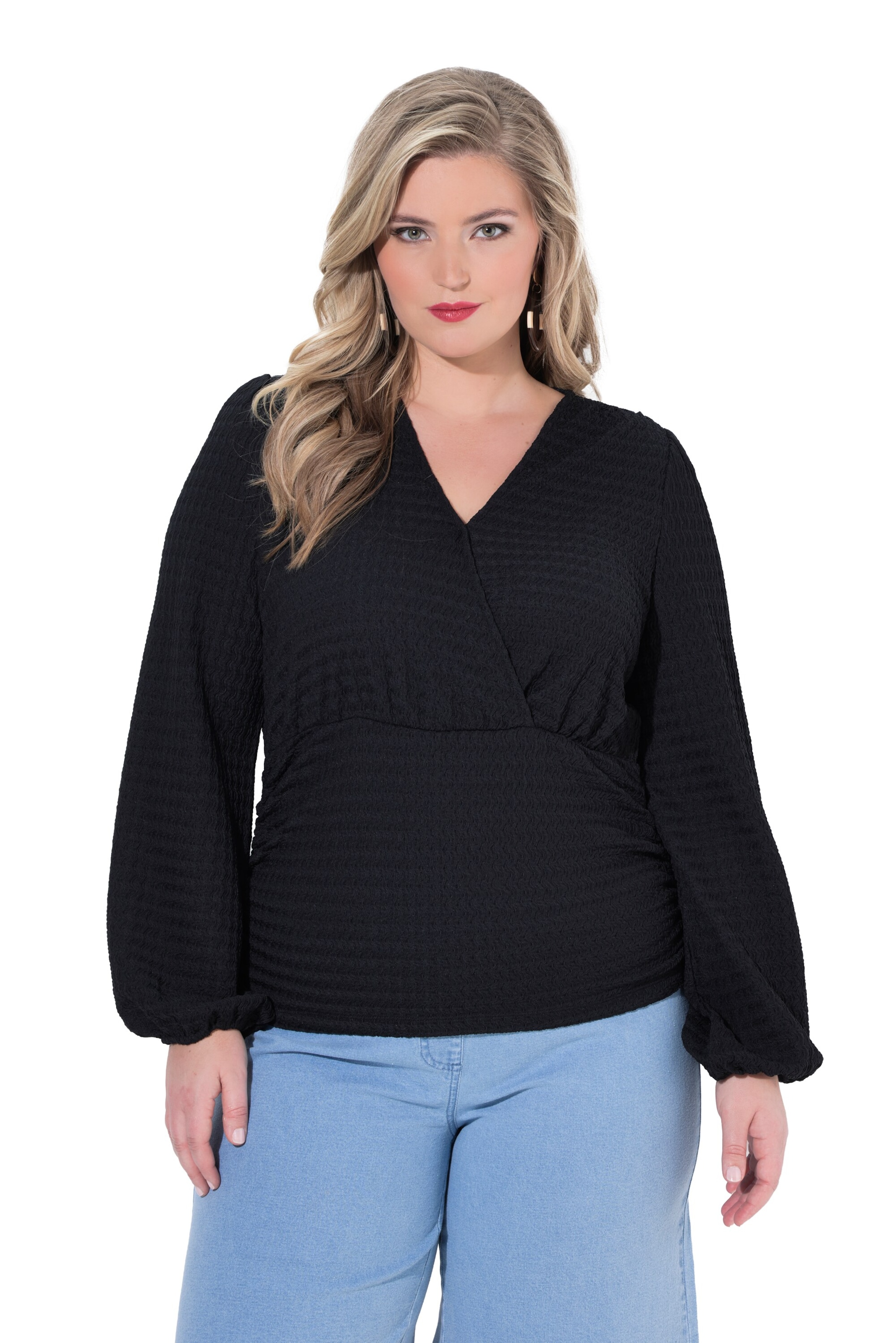 MIAMODA Shirt in Zwart: voorkant