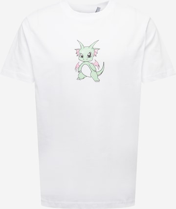 WEEKDAY T-shirt i vit: framsida