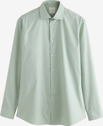 Next Slim Fit Businesspaita värissä vihreä: etupuoli