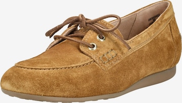 Chaussure à lacets Paul Green en beige : devant