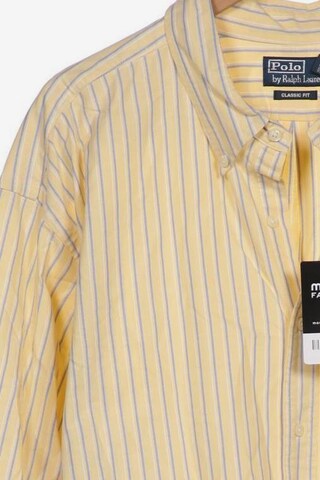 Polo Ralph Lauren Button Up Shirt in 5XL in Yellow