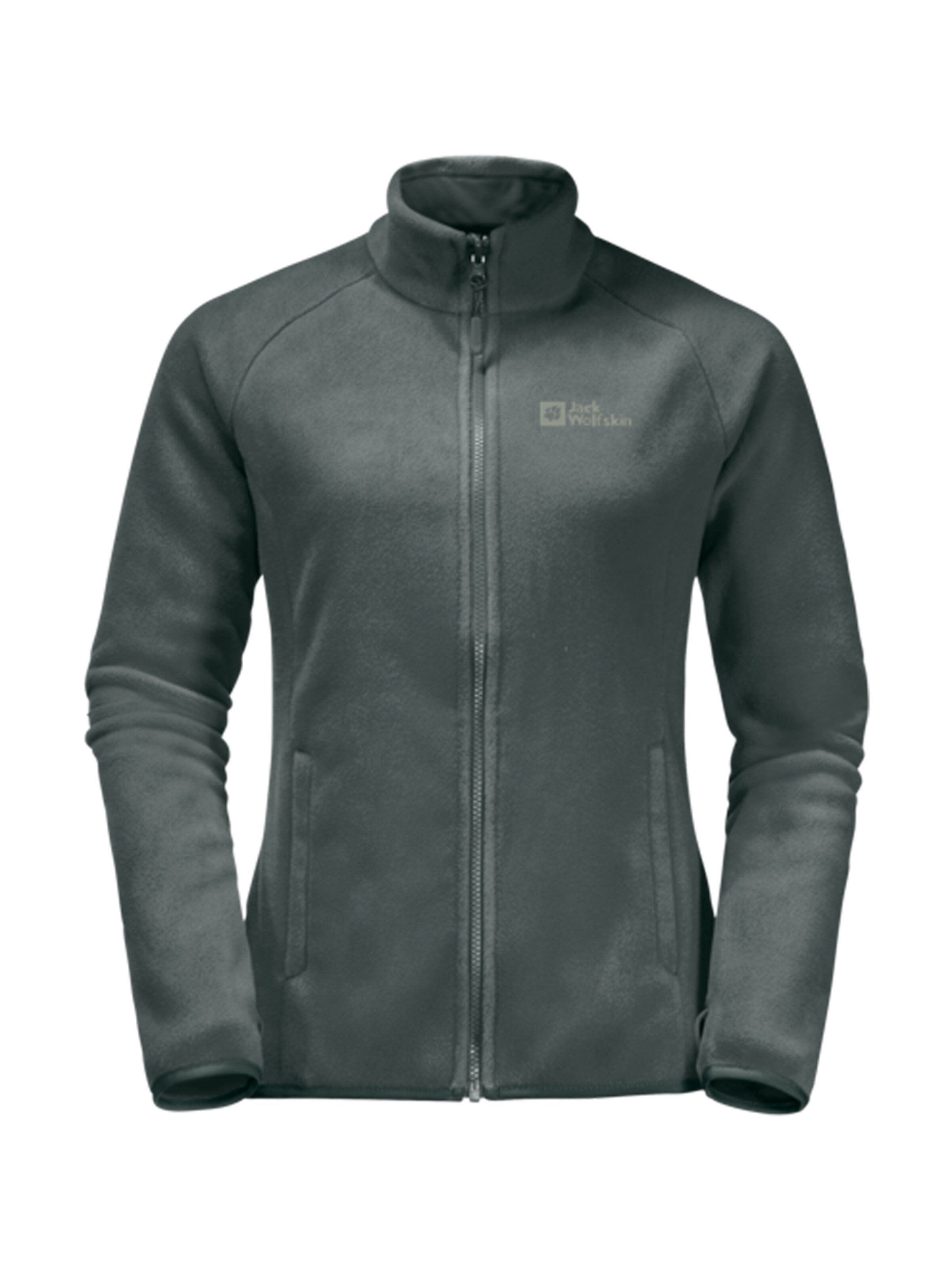 Veste en polaire fonctionnelle 'Moonrise' JACK WOLFSKIN en vert : devant