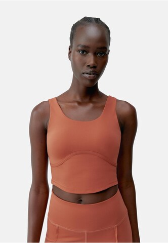 Born Living Yoga Sports top 'Sayani' in Orange: front