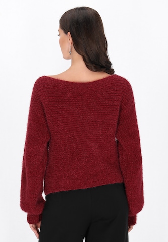 Usha - Pullover em vermelho