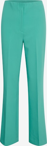 SOAKED IN LUXURY Flared Pants 'Corinne' in Green: front
