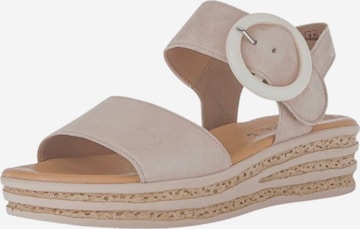 GABOR Sandaal in Beige: voorkant