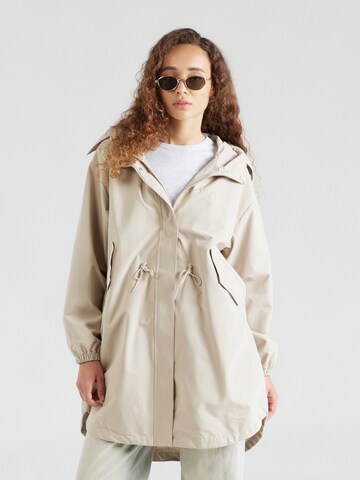 Parka mi-saison 'Ella' mazine en beige : devant