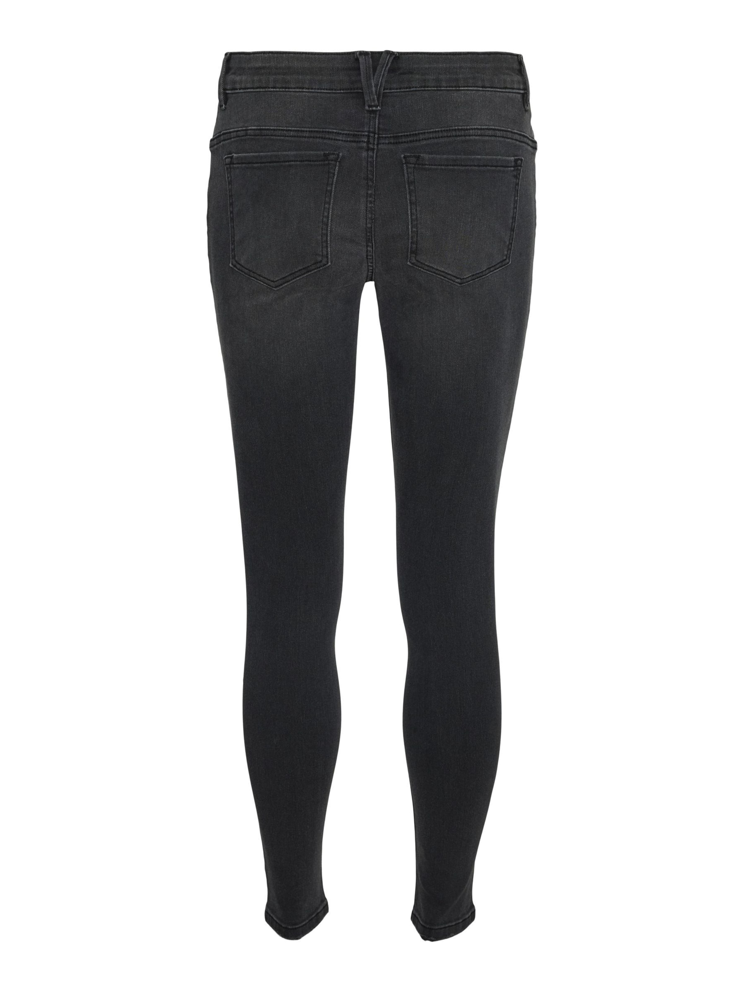 VERO MODA Skinny Džínsy 'VMSYLVIA' - Sivá