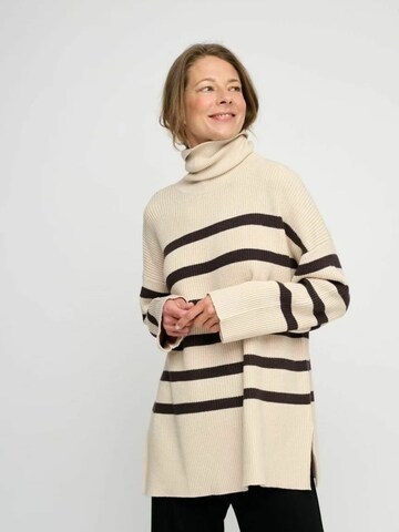 moshi moshi mind Svetr 'Shadow' – béžová: přední strana