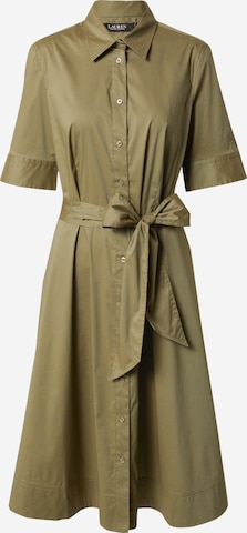 Lauren Ralph Lauren Платье-рубашка 'FINNBARR' в Зеленый: спереди