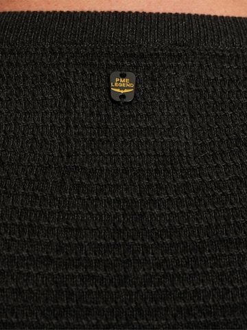 PME Legend - Jersey 'Pullover in mouliné cotton' en negro