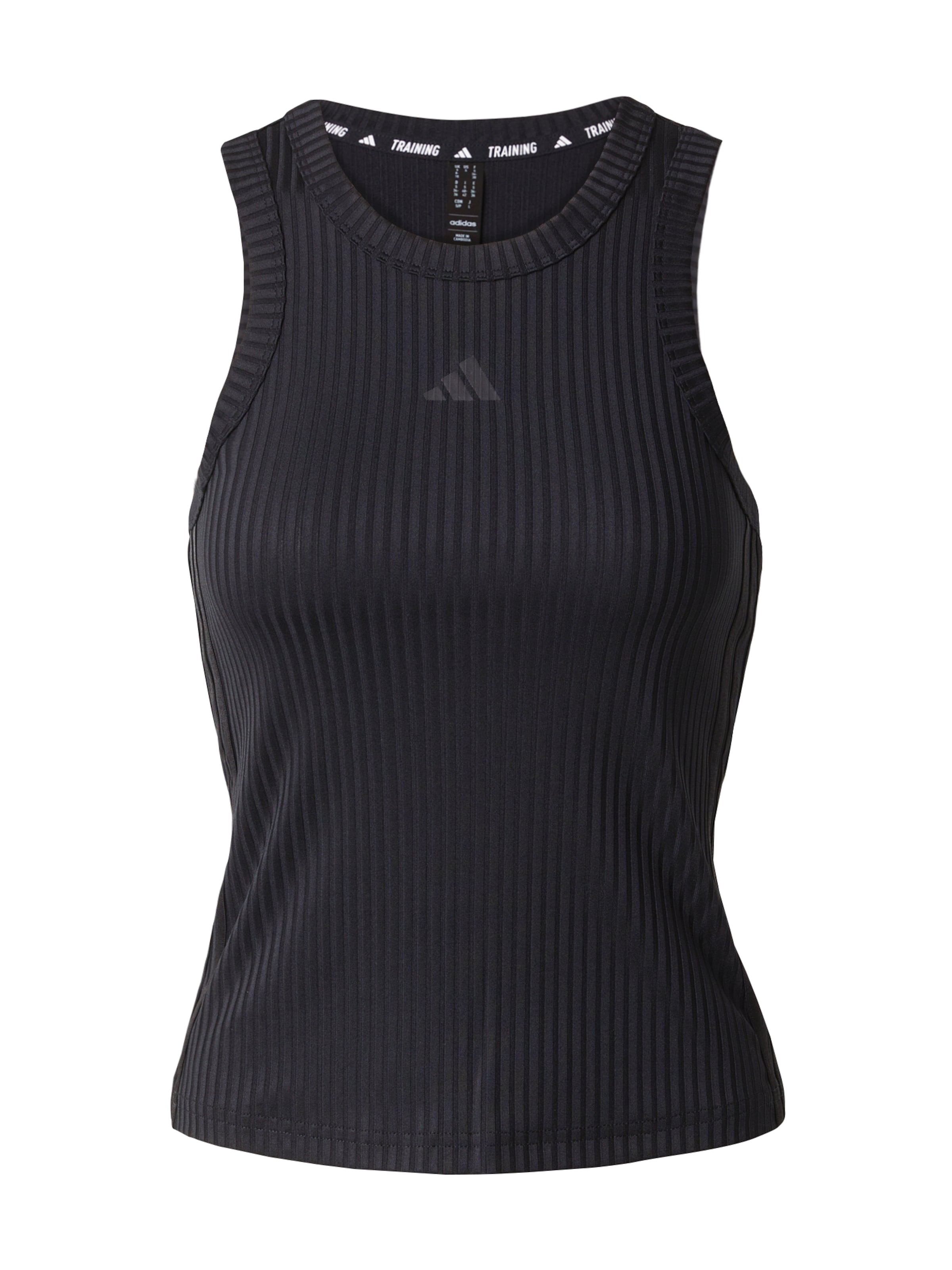 ADIDAS PERFORMANCE Urheilutoppi 'All Gym' värissä musta: etupuoli