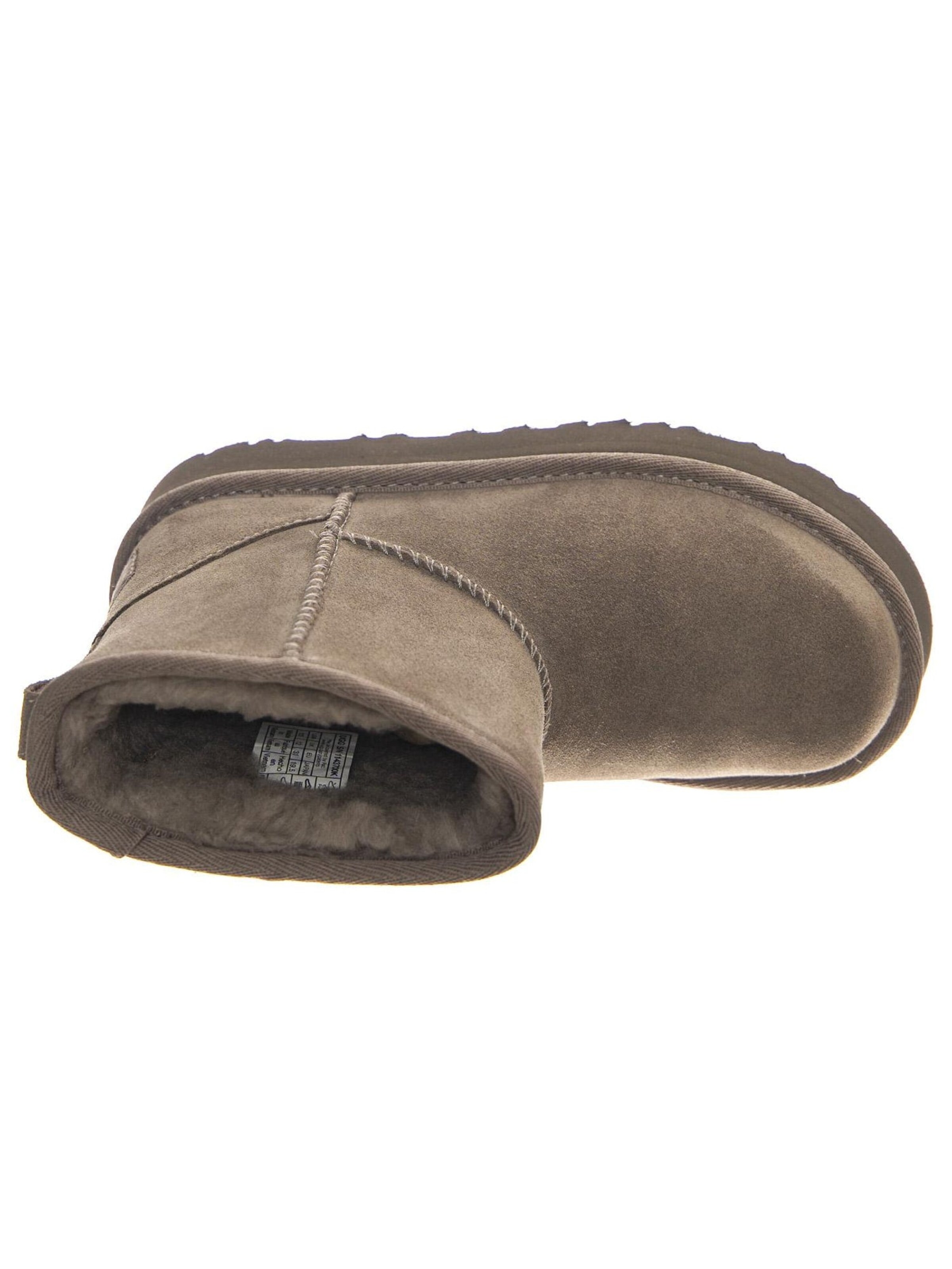 Bottes 'Mount Hope Fleece Grey' UGG en gris