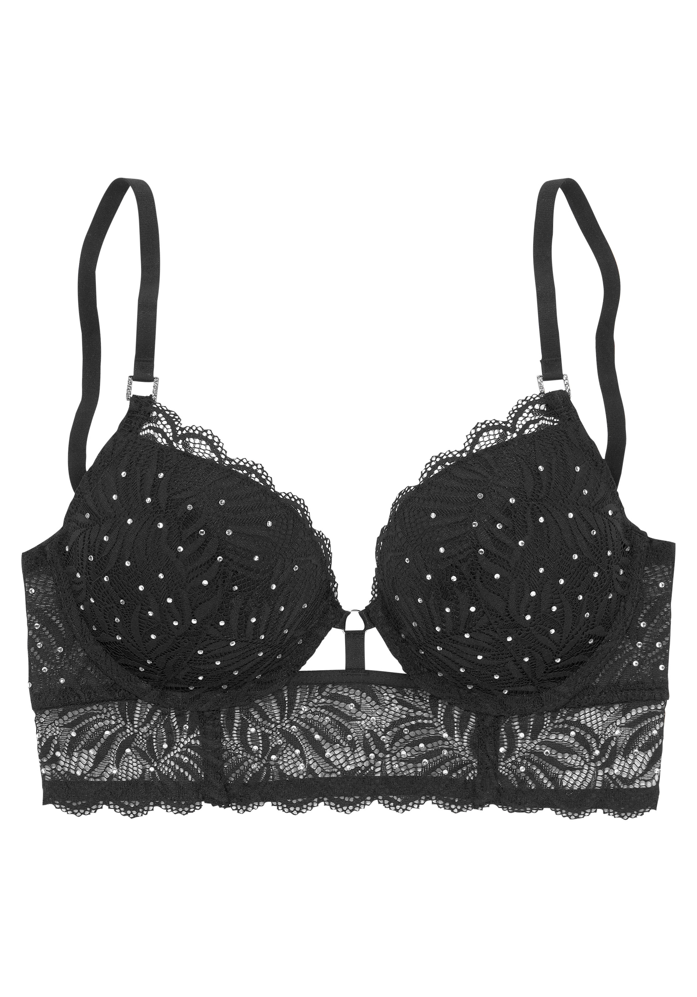 LASCANA - Push-up Sujetador en negro: frente