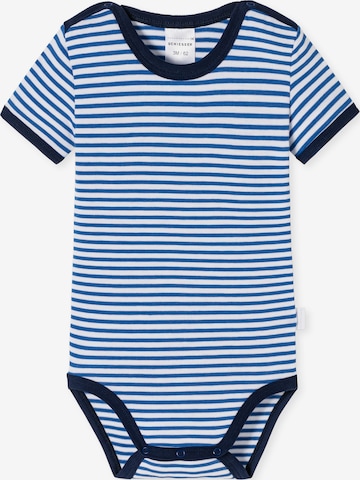 SCHIESSER Rompertje/body 'Baby Bamboo' in Blauw: voorkant