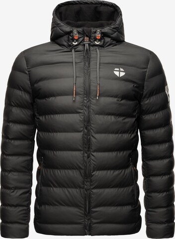 STONE HARBOUR Winterjacke 'Zaharoo' in Schwarz: predná strana