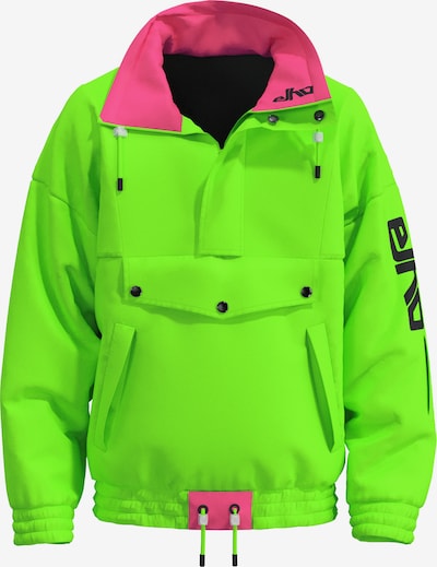 elho Outdoorjacka 'Klosters 89' i neongrön / rosa, Produktvy