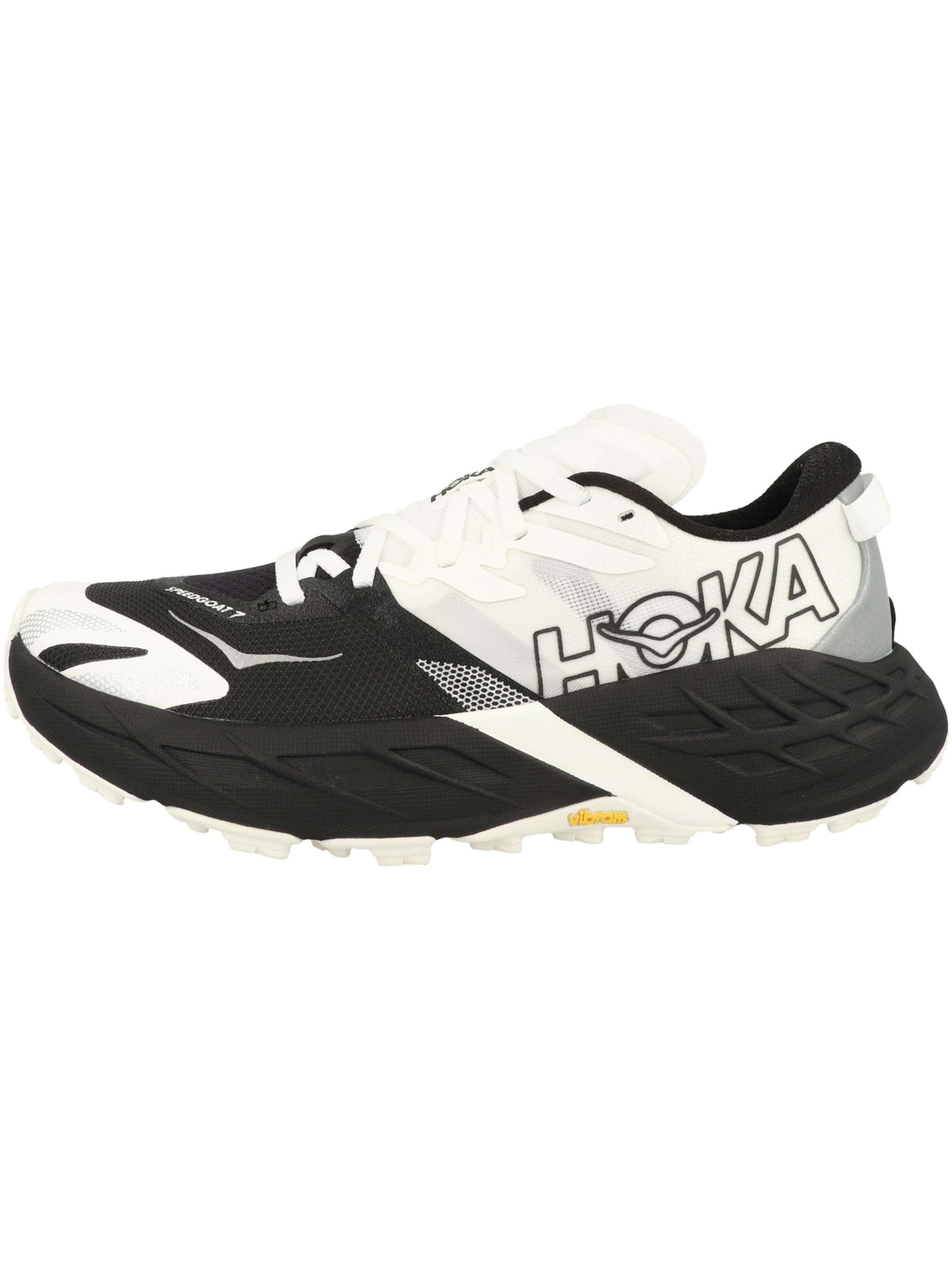 Scarpa da corsa 'Speedgoat 7' di HOKA in nero: lato