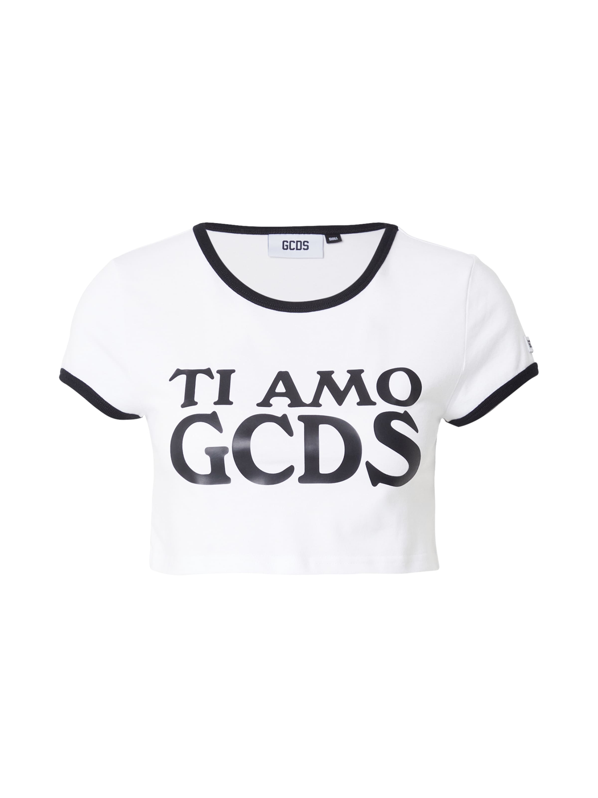 GCDS - Camisa em branco: frente