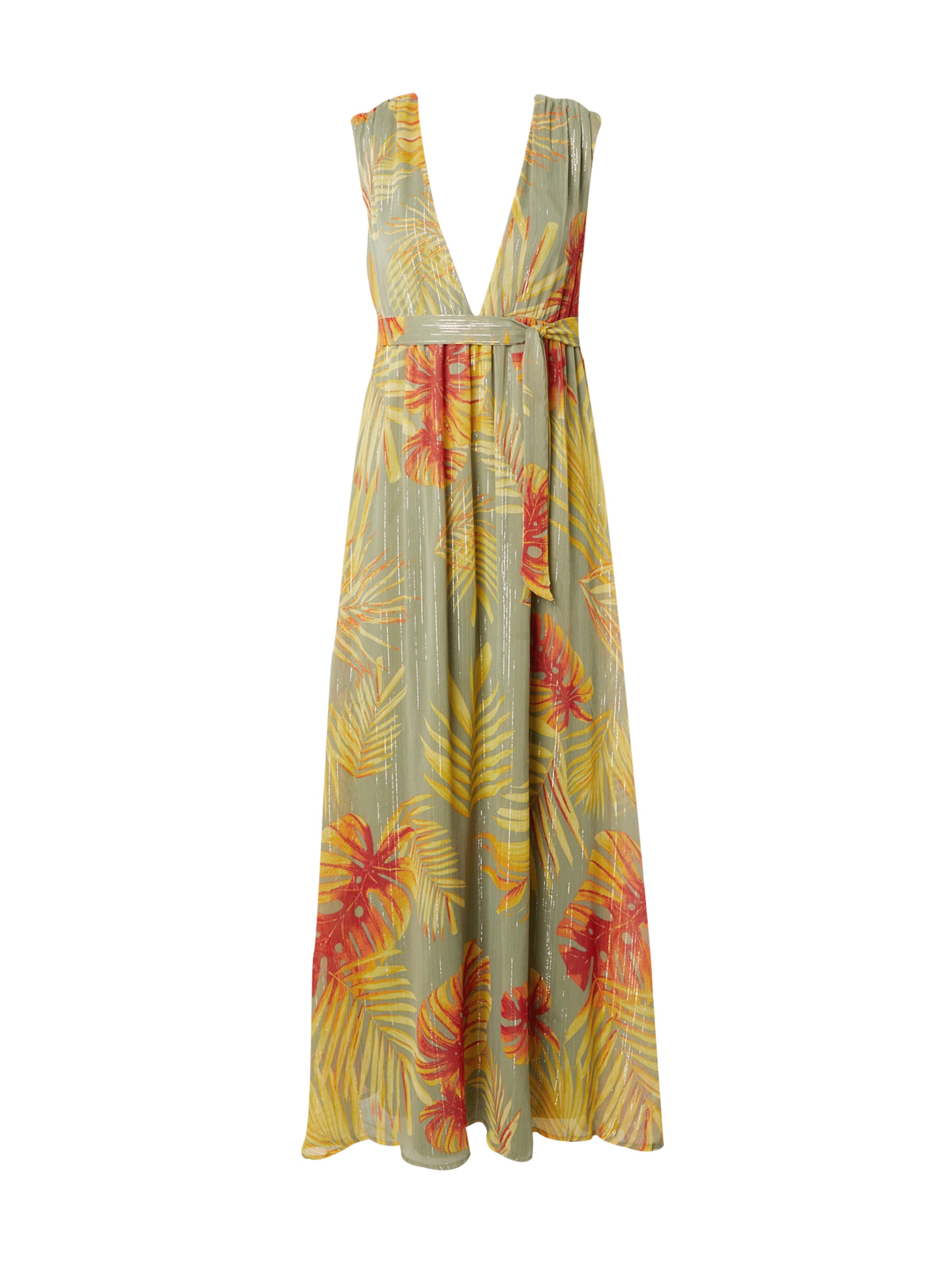 VILA Dress 'FLORI' in Dark yellow / Gold / Khaki / Red, Item view