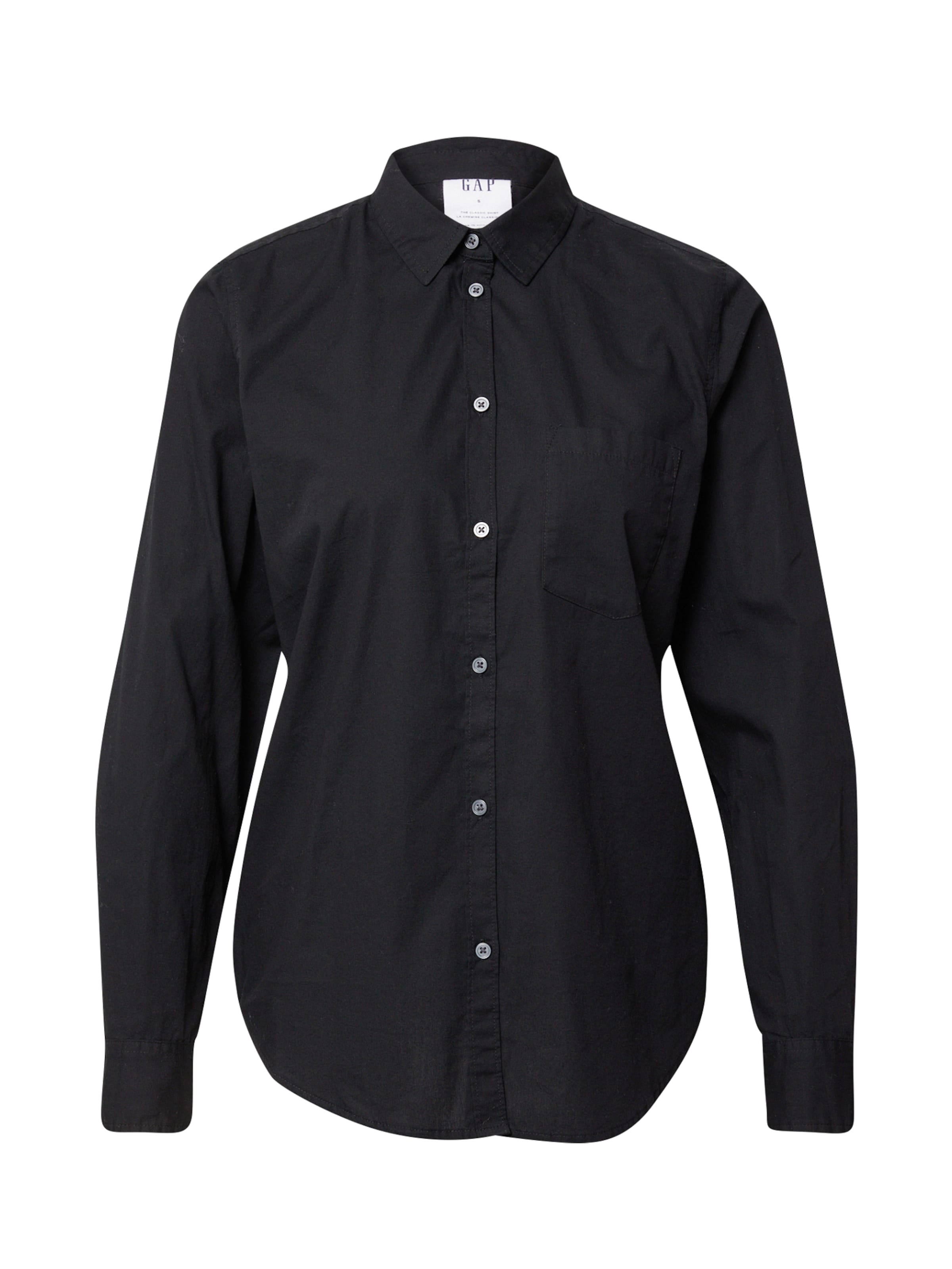 GAP Bluse in Schwarz: Vorderseite