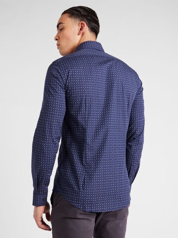 Calvin Klein Slim fit Button Up Shirt in Blue