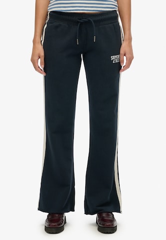 Loosefit Pantalon Superdry en bleu : devant