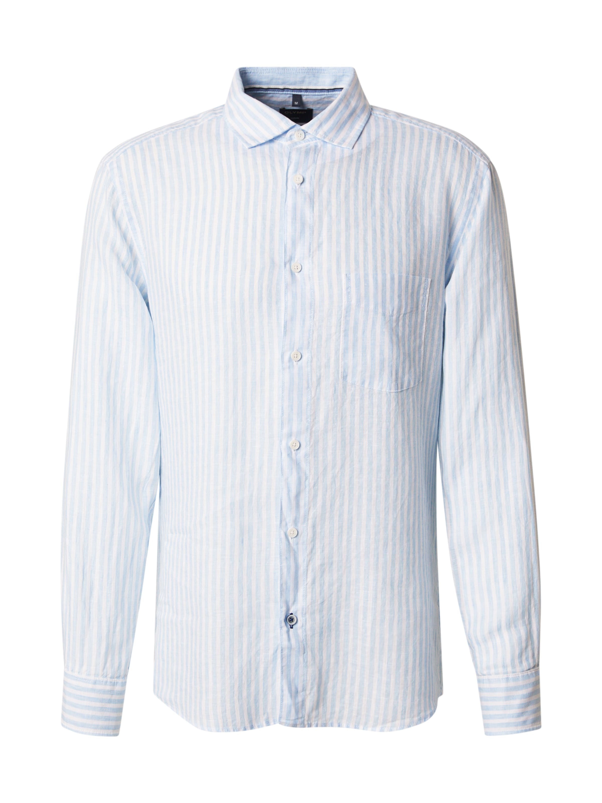 Regular fit Cămașă de la OLYMP pe albastru: față