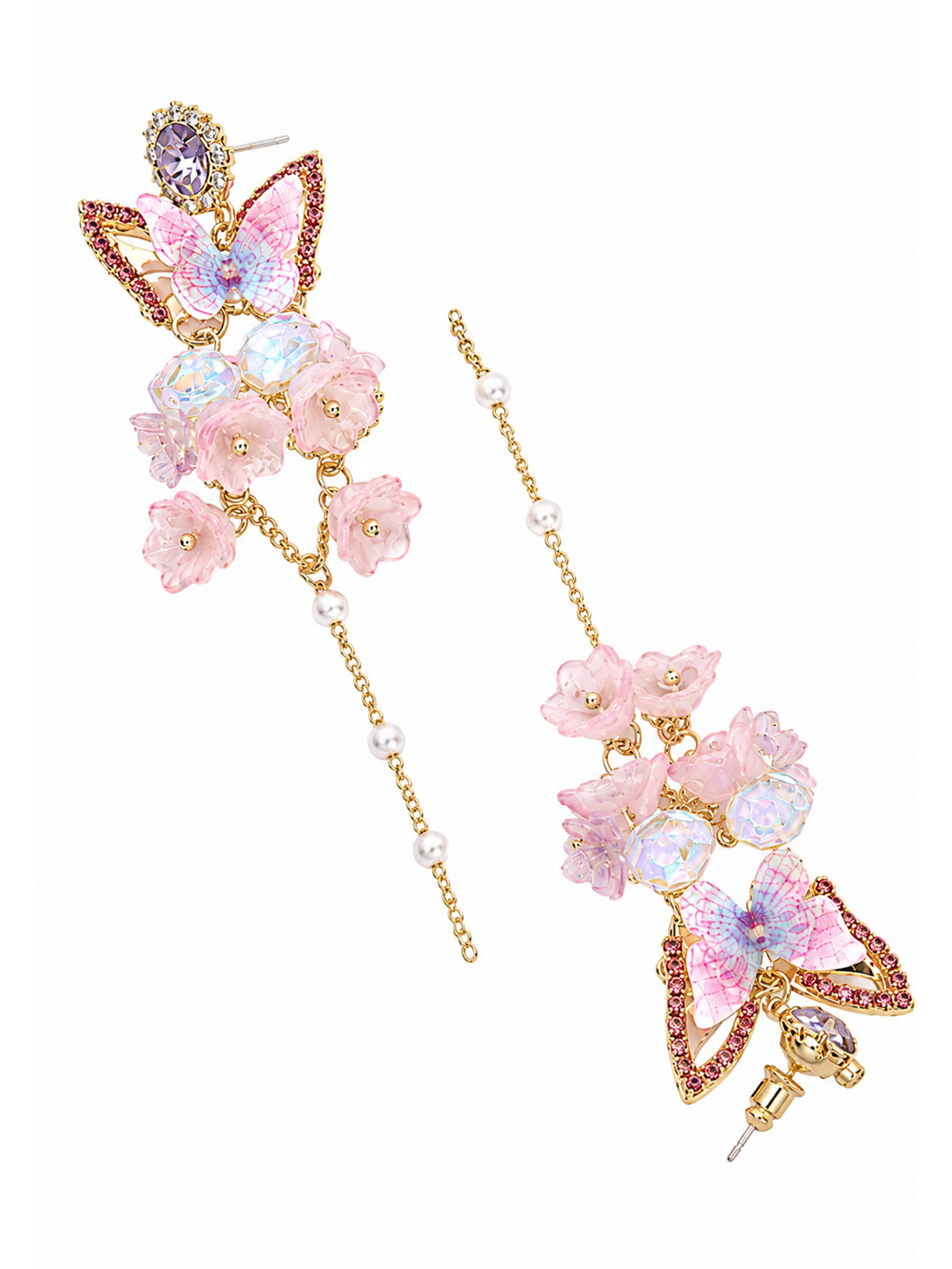 Boucles d'oreilles 'Bernadettera' AVANT-GARDE PARIS en rose
