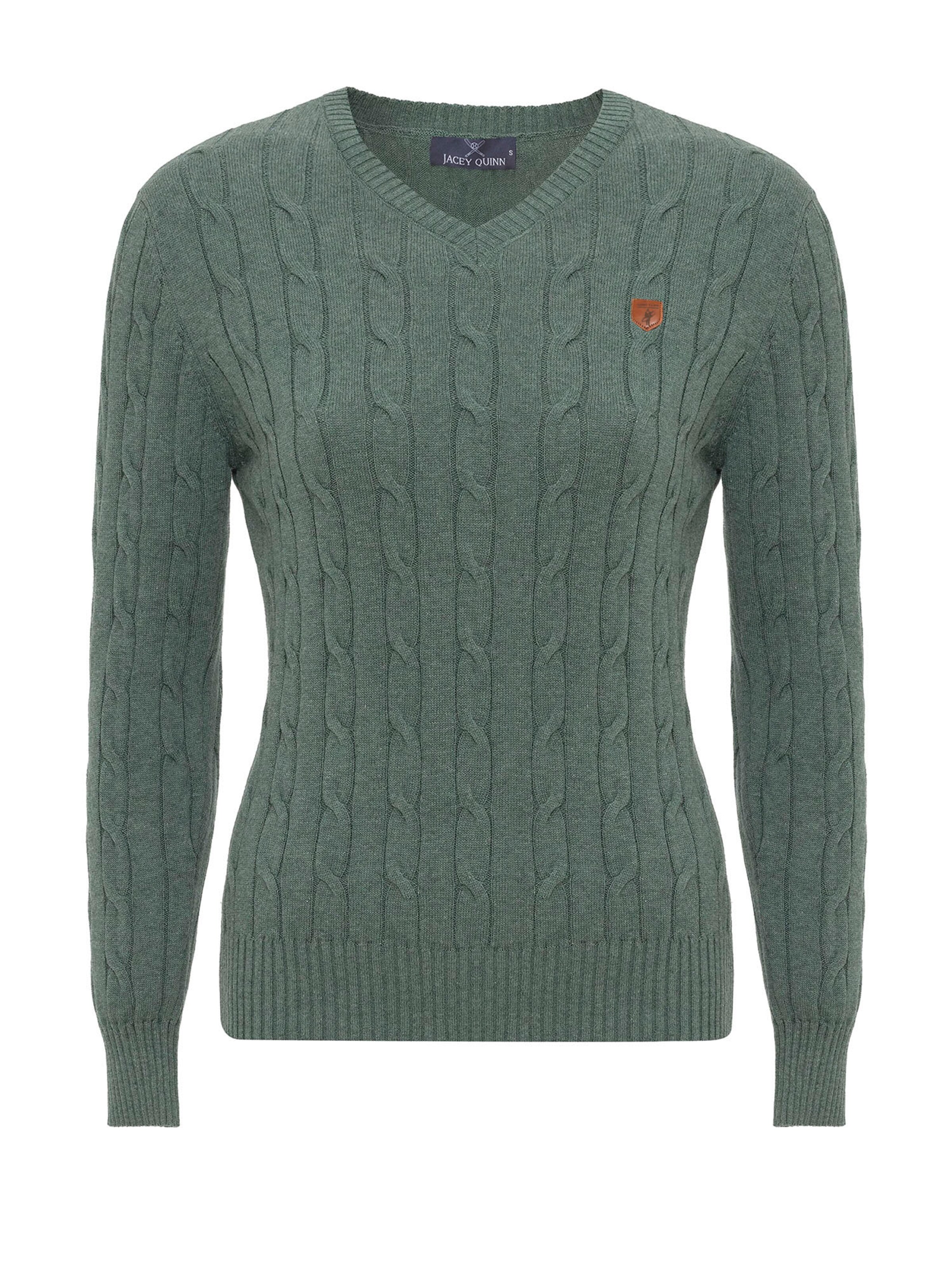 Jacey Quinn Pullover in Grün: Vorderseite