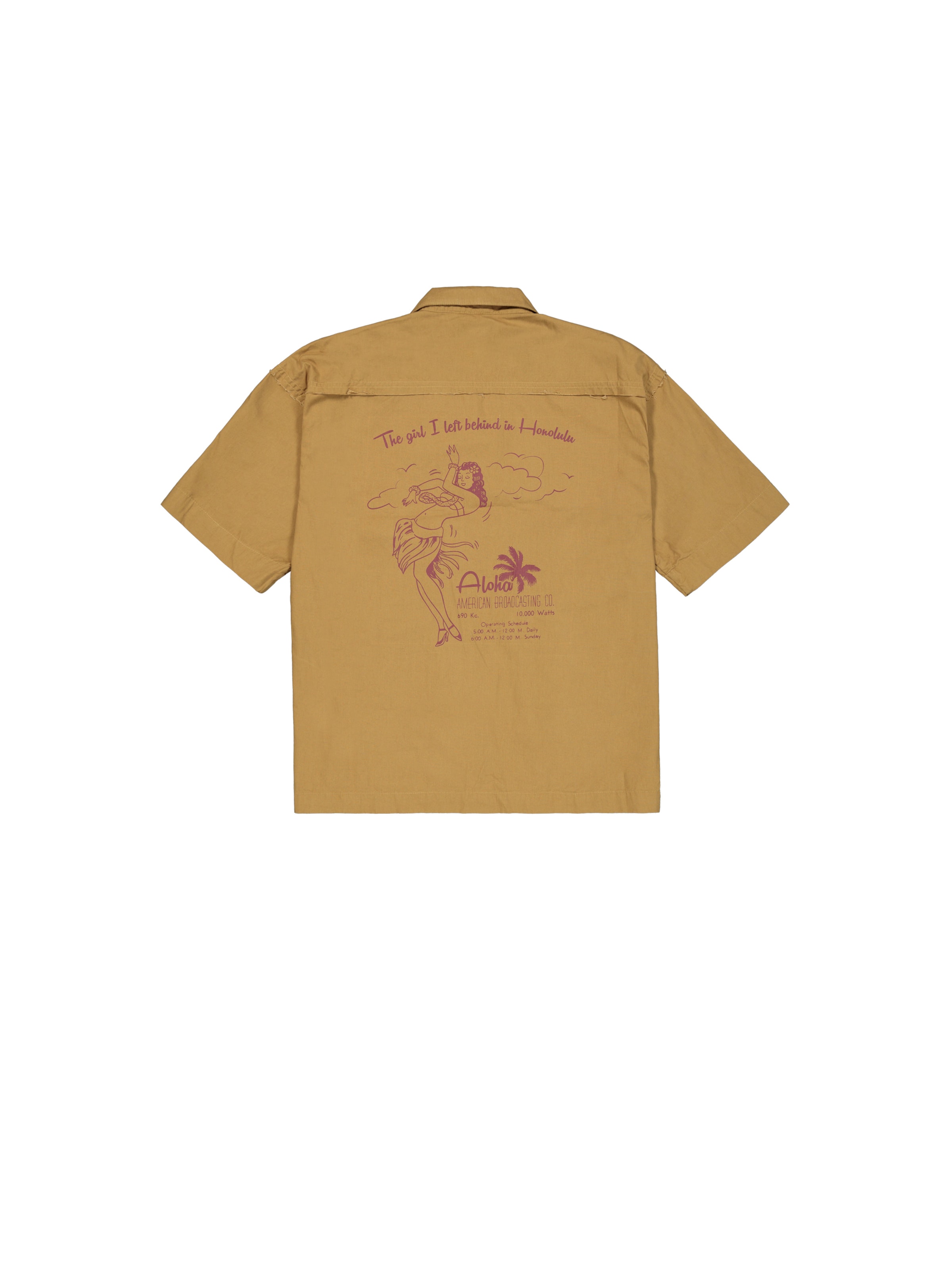 ALPHA INDUSTRIES Tavaline suurus Triiksärk 'Aloha Safari', värv kollane