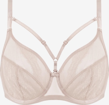 Invisible Soutien-gorge '1082' Vivisence en beige : devant