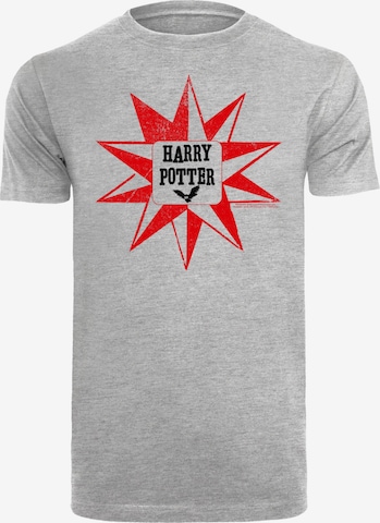 T-Shirt 'Harry Potter Hedwig Star' F4NT4STIC en gris : devant